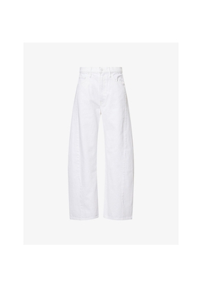 Womens Mother The Full-Pipe Ankle High-Rise Denim Jeans