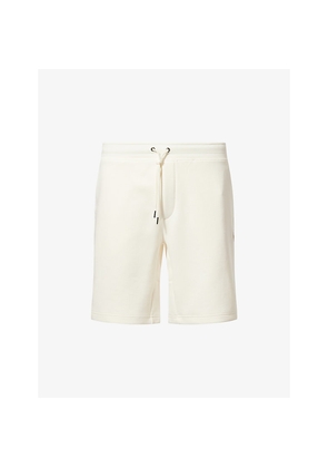 Mens Polo Ralph Lauren Embroidered-Logo Straight-Leg Cotton-Jersey Shorts