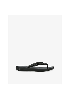 Womens Fitflop Iqushion Leather Sandals