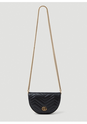 Gucci Gg Marmont Mini Shoulder Bag - Woman Shoulder Bags Black One Size