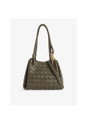 Womens Bottega Veneta Parachute Mini Leather Tote Bag