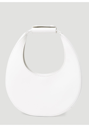 Staud Mini Moon Shoulder Bag - Woman Handbags White One Size