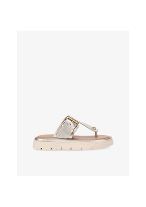 Womens Carvela Comfort Pavilion Buckled Leather Sandals