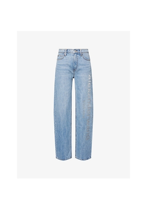 Womens Alexander Wang Ez Mid-Rise Denim Jeans