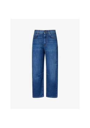 Womens Weekend Max Mara Caprile Barrel-Leg Denim Jeans