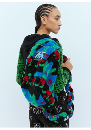 Chopova Lowena Fleece Shoulder Bag - Woman Shoulder Bags Blue One Size