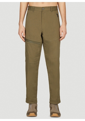 Moncler Zip Pocket Pants - Man Pants Brown Eu - 52