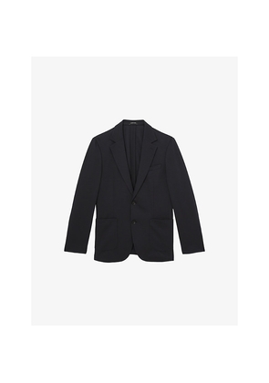 Mens Reiss Gerrard Notched-Lapel Slim-Fit Stretch-Jersey Blazer