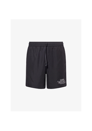 Mens Amiri Spirit Logo-Print Woven Shirt