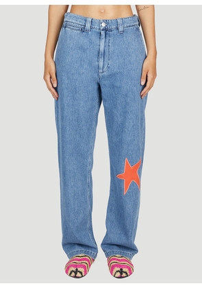 Marni x No Vacancy Star Denim Jeans - Woman Jeans Blue It - 40