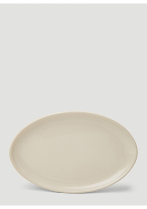 Marloe Marloe Set Of Two Oval Dinner Plates -  Ceramics Cream One Size