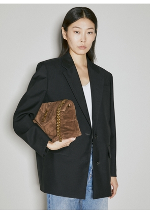 Saint Laurent Small Puffer Shoulder Bag - Woman Shoulder Bags Brown One Size