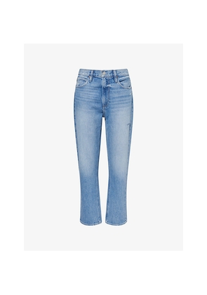 Womens Paige Billy Crop-Leg Denim Jeans