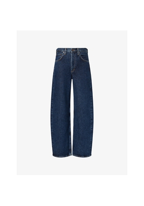 Womens Agolde Low Curve Wide-Leg Denim Jeans