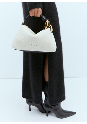 JW Anderson Corner Shoulder Bag - Woman Handbags Cream One Size