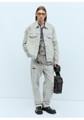 Acne Studios Relaxed Denim Jacket - Man Jackets Grey L - Xl