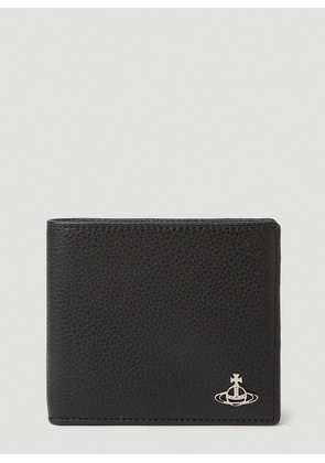 Vivienne Westwood Orb Bifold Wallet - Man Wallets & Cardholders Black One Size