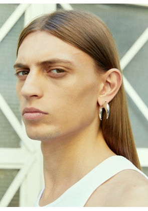 Marine Serre Ecarteur Moon Earrings - Man Jewellery Silver One Size