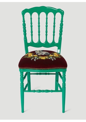 Gucci Francesina Chair -  Furniture Green One Size