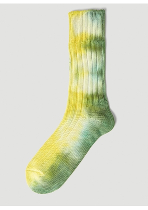 Stain Shade x Decka Socks Tie Dye Socks -  Socks Green 2