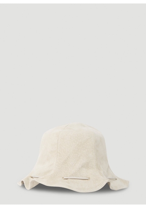 Hender Scheme Drawstring Bucket Hat - Man Hats Beige One Size