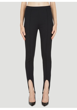 Saint Laurent Stirrup Leggings - Woman Leggings Black M