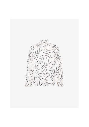 Mens Jacquemus La Chemise Simon Graphic-Print Cotton Shirt