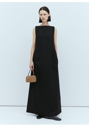 The Row Rhea Wool Dress - Woman Dresses Black S