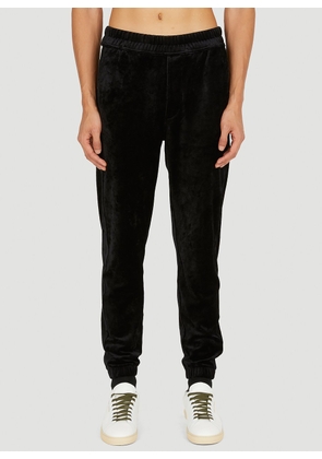 Saint Laurent Velvet Track Pants - Man Pants Black M