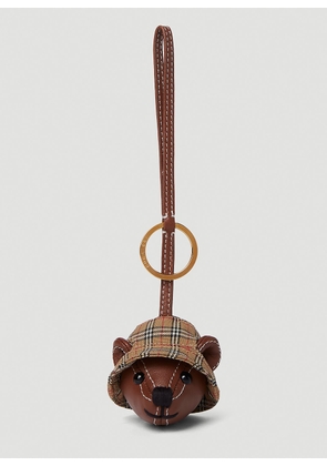 Burberry Thomas Bear With Hat Keyring - Woman Keyrings Beige One Size