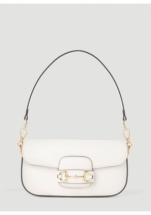 Gucci 1955 Horsebit Shoulder Bag - Woman Shoulder Bags White One Size