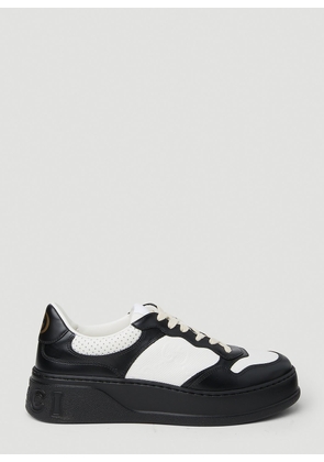 Gucci Monochrome Embossed Sneakers - Woman Sneakers Black Eu - 41