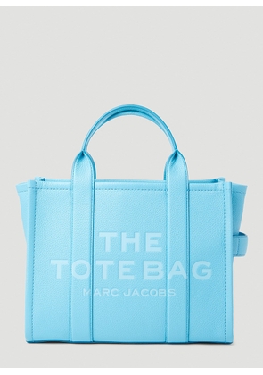Marc Jacobs Leather Medium Tote Bag - Woman Tote Bags Blue One Size