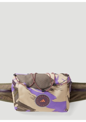 adidas by Stella McCartney Graphic Print Belt Bag - Woman Belt Bags Green One Size