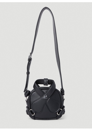 Courrèges Mini Loop X Shoulder Bag - Woman Shoulder Bags Black One Size