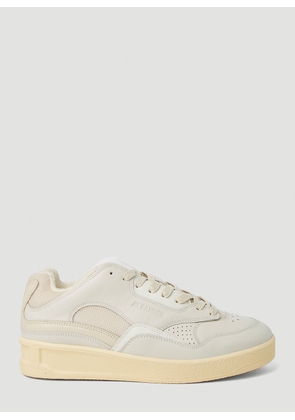 Jil Sander Debossed Logo Sneakers - Man Sneakers Cream Eu - 40