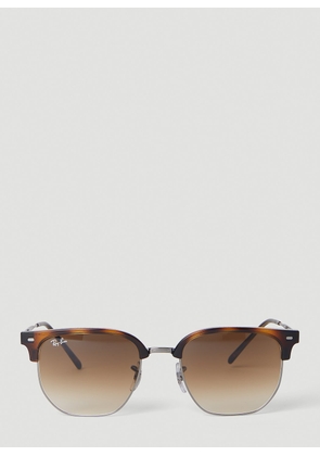 Ray-Ban New Clubmaster Sunglasses - Man Sunglasses Brown One Size