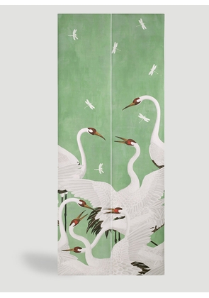 Gucci Heron Print Wallpaper -  Textiles Green One Size