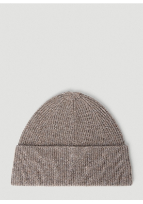 Acne Studios Knit Beanie Hat - Man Hats Beige One Size