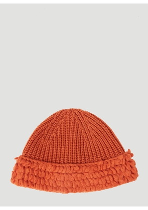 Moncler Salehe Bembury Wool Beanie Hat -  Hats Orange One Size
