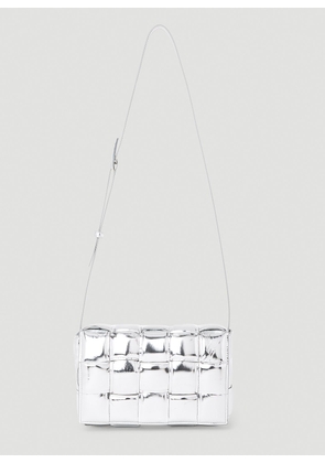 Bottega Veneta Padded Cassette Shoulder Bag - Woman Shoulder Bags Silver One Size