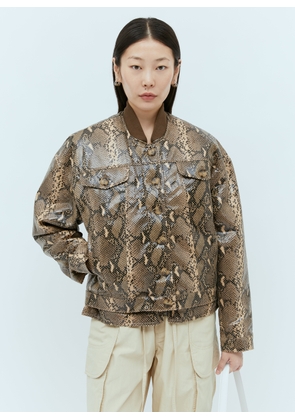 Rejina Pyo Wells Bomber Jacket - Woman Jackets Beige L