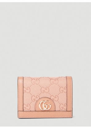 Gucci Ophidia Gg Logo Wallet - Woman Wallets & Cardholders Pink One Size