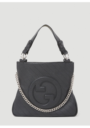 Gucci Interlocking G Blondie Tote Bag - Woman Tote Bags Black One Size