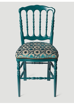 Gucci Francesina Chair -  Furniture Blue One Size