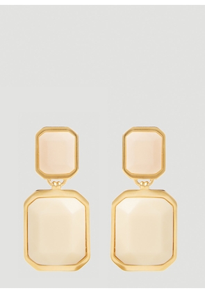 Saint Laurent Octagon Earrings - Woman Jewellery Gold One Size
