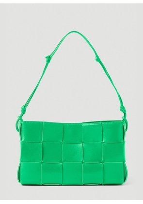 Bottega Veneta Intreccio Shoulder Bag - Woman Shoulder Bags Green One Size