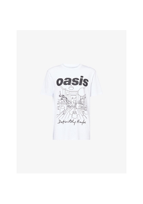 Mens Oasis Definitely Maybe Relaxed-Fit Cotton T-Shirt