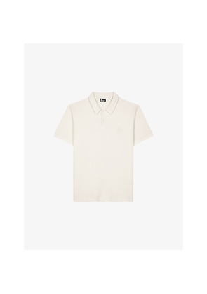 Mens The Kooples Logo-Embroidered Short-Sleeve Cotton Polo