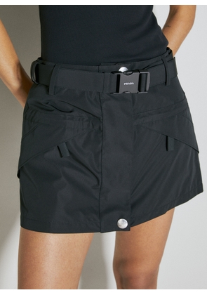 Prada Utility Mini Skirt - Woman Skirts Black It - 42